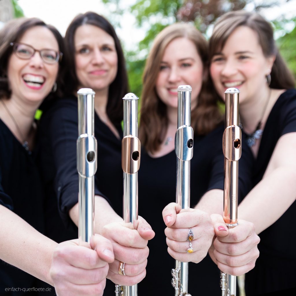 Querflöten-Quartett, Noten für Querflötenquartett 